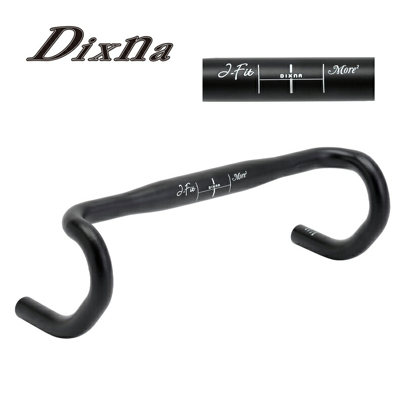 国内正規品 Dixna ディズナ ジェイフィットモア2 390mm マットブラック ドロップハンドル クランプ径31.8mm D11HDL01703 お取り寄せ