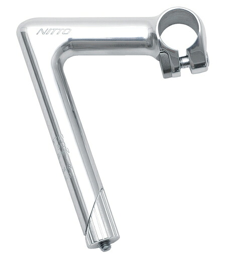 国内正規品 沖縄・離島配送不可【80】NITTO 日東 NPステム Nパールステム スレッドステム ステム長100mm バークランプ径25.4mm ステム角71度 SL シルバー NIT4582350848557 お取り寄せ