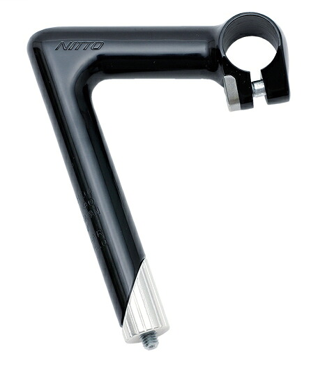 国内正規品 沖縄・離島配送不可【80】NITTO 日東 NPステム Nパールステム スレッドステム ステム長100mm バークランプ径26.0mm ステム角71度 BK ブラックアルマイト NIT4582350848588 お取り寄せ