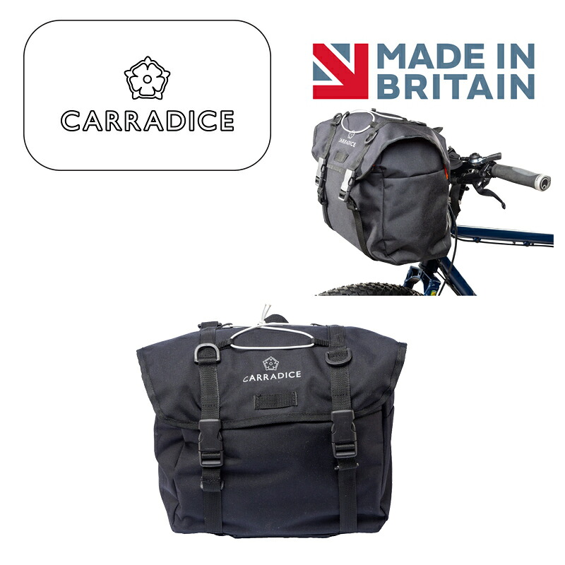 国内置き目品 洋弓地びた 赤ちょうちん御徒面子 12L BOWLAND BAR BAG 12L キャラダイス型 CARRADICE ハンドルバーバッグ 洋弓地びた 冒険続きもの C11BAG06001 お取り寄せ