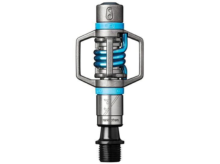 国内定め事品 エッグビーター3 ペダル しろがね色/エレクトリック青碧 V2 eggbeater3 クランクブラザーズ CRANK BROTHERS RW574658 お取り寄せ
