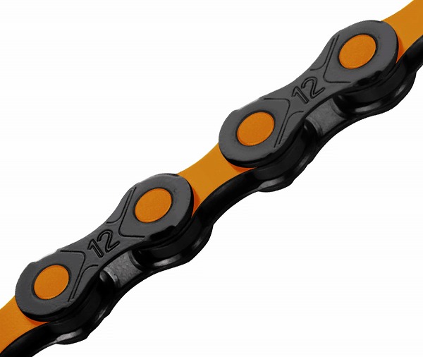 国内正規品 沖縄・離島配送不可【80】KMC ケーエムシー DLC12 オレンジ 12速 12S 12スピード チェーン KMC4715575895802 お取り寄せ