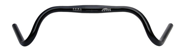国内正規品 沖縄・離島配送不可【140】SOMA ソーマ ゲイターハンドルバー ブラック 655mm クランプ径31.8mm MTBドロップバー S39HDL01201 お取り寄せ