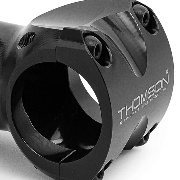 国内正規品 沖縄・離島配送不可【80】ELITE X4 STEM ステム長45mm ステム角0度 バークランプ径31.8mm コラム径1.5インチ ブラック エリートX4ステム THOMSON トムソン SM-E155-BK お取り寄せ