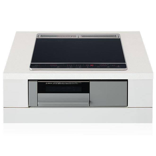 ★【160】KZ-N1H6AS パナソニック Panasonic ビルトはたご屋 IH煮炊き暖房器 2口IH＋ラジエントヒーター 黒いこと/薄墨色 60珊【あんしん取りひろげる引きうける相交わる能力のある】【kk9n0d18p】