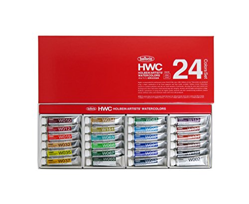 楽天市場】ホルベイン 透明水彩絵具 12色セット (5ml 2号