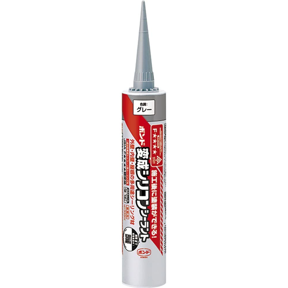 ボンド 変成シリコンシーラント グレー 333ml #04691 10本入り