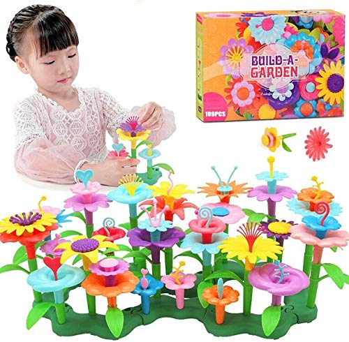 楽天市場】フラワーブロック 花 おもちゃ 立体パズル プラスチック