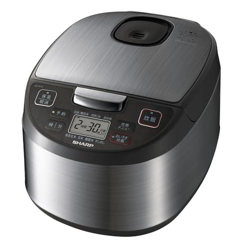 シャープ 炊飯器 マイコン方式 5.5合 黒厚釜 球面炊き シルバー KS-S10J-S｜kai-shop 店