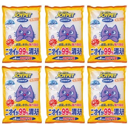 JOYPET(ジョイペット) 猫砂 シリカサンドクラッシュ 4.6L×6個 (まとめ買い)