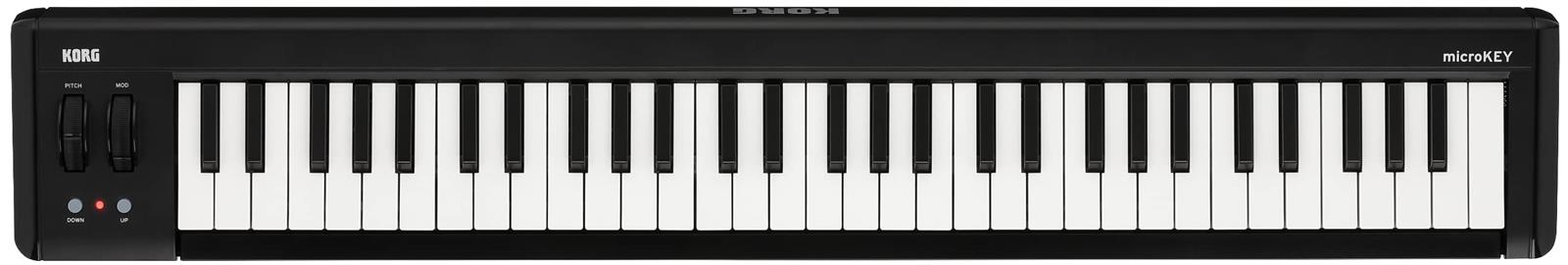 KORG （コルグ） MIDI キーボード コントローラー USB パスパワー DTM プラグイン付属 microKEY2 （マイクロキー） 61鍵盤