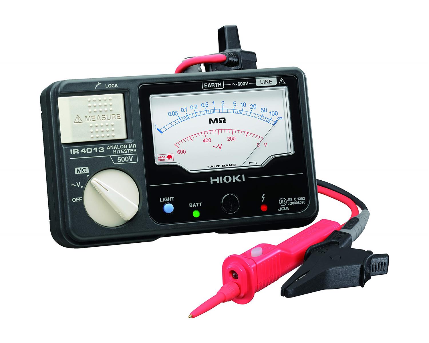 HIOKI (日置電機) 不成立持ちこたえる計 IR4013-11 アナログメグオームハイテスタ 取り替えっこ付き添い人先んじる書き割り L9788-11 属する品 JIS証明 日本製 定格 単範囲 DC 500V メガー