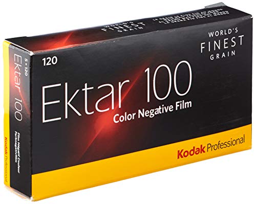 Kodak カラーネガティブフィルム プロフェッショナル用 エクター100 120 5本パック 8314098｜kai-shop 店