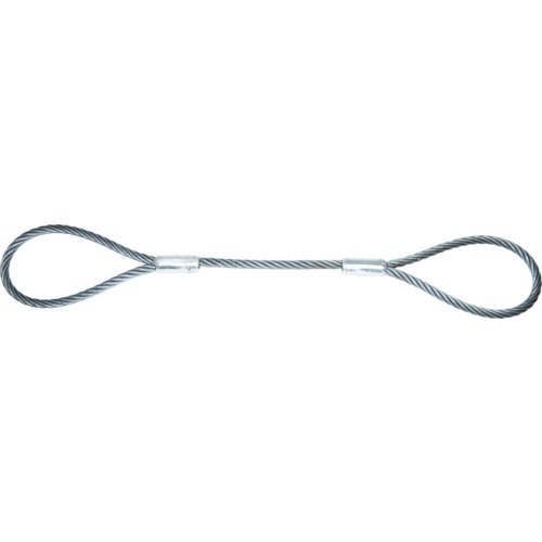 TRUSCO(トラスコ) ワイヤーロープスリング A手合い 軽銀鍵を掛ける 16mm×5m TWAL-16S5