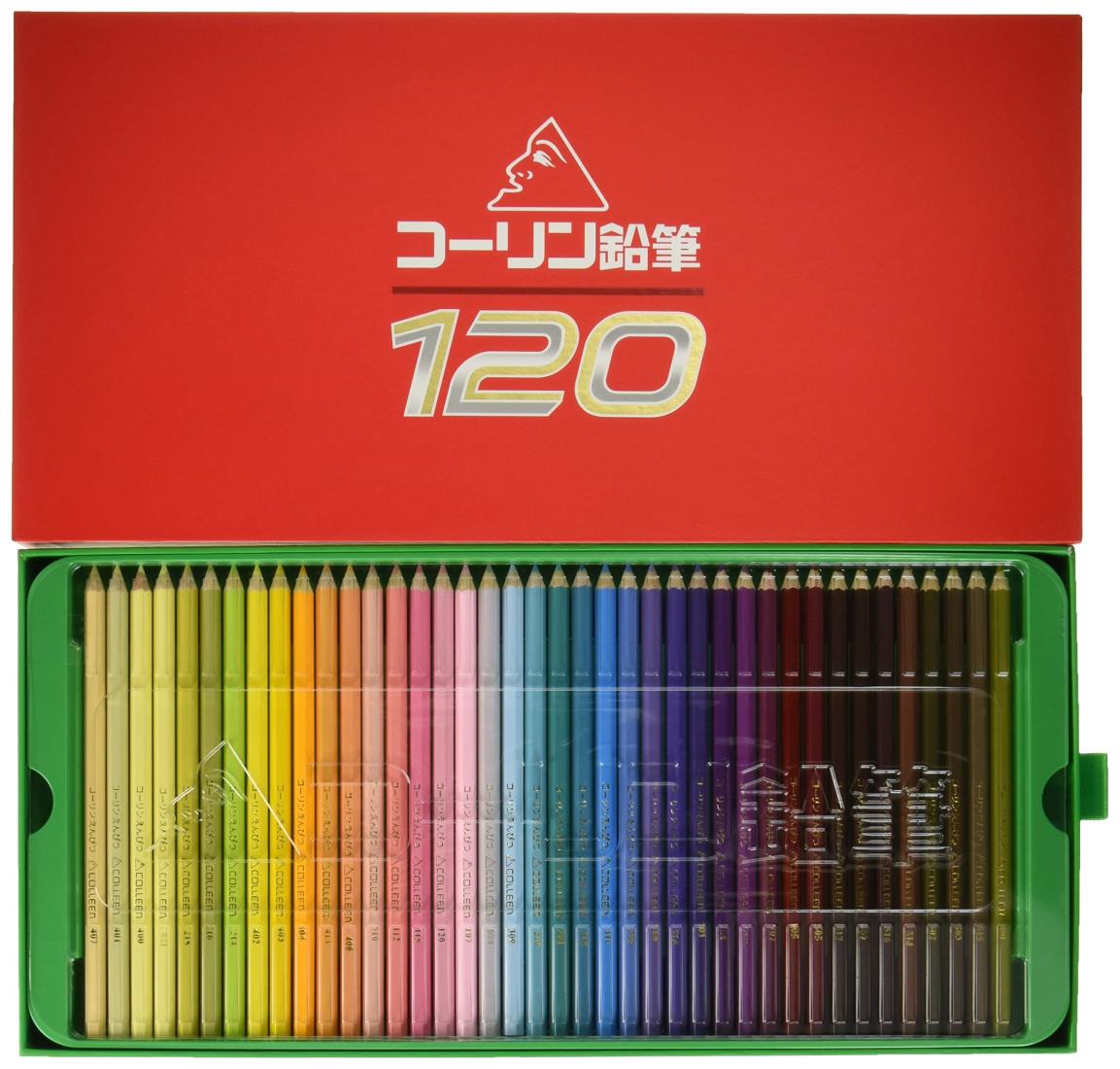 コーリン鉛筆(Colleen Pencil) 775六角 120色紙箱入り色鉛筆 775-120