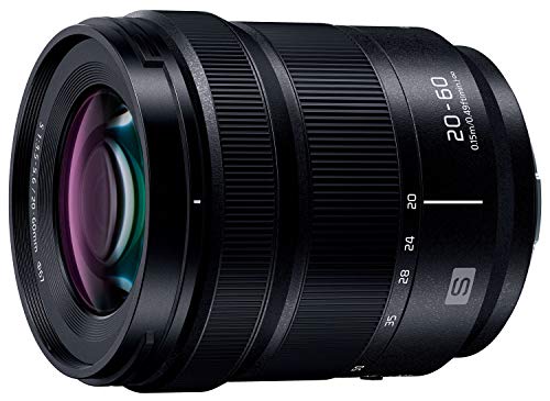 パナソニック 標準ズームレンズ フルサイズミラーレス一眼 Lマウントシステム用 ルミックス LUMIX S 20-60mm F3.5-5.6 ブラック S-R2060｜kai-shop 店