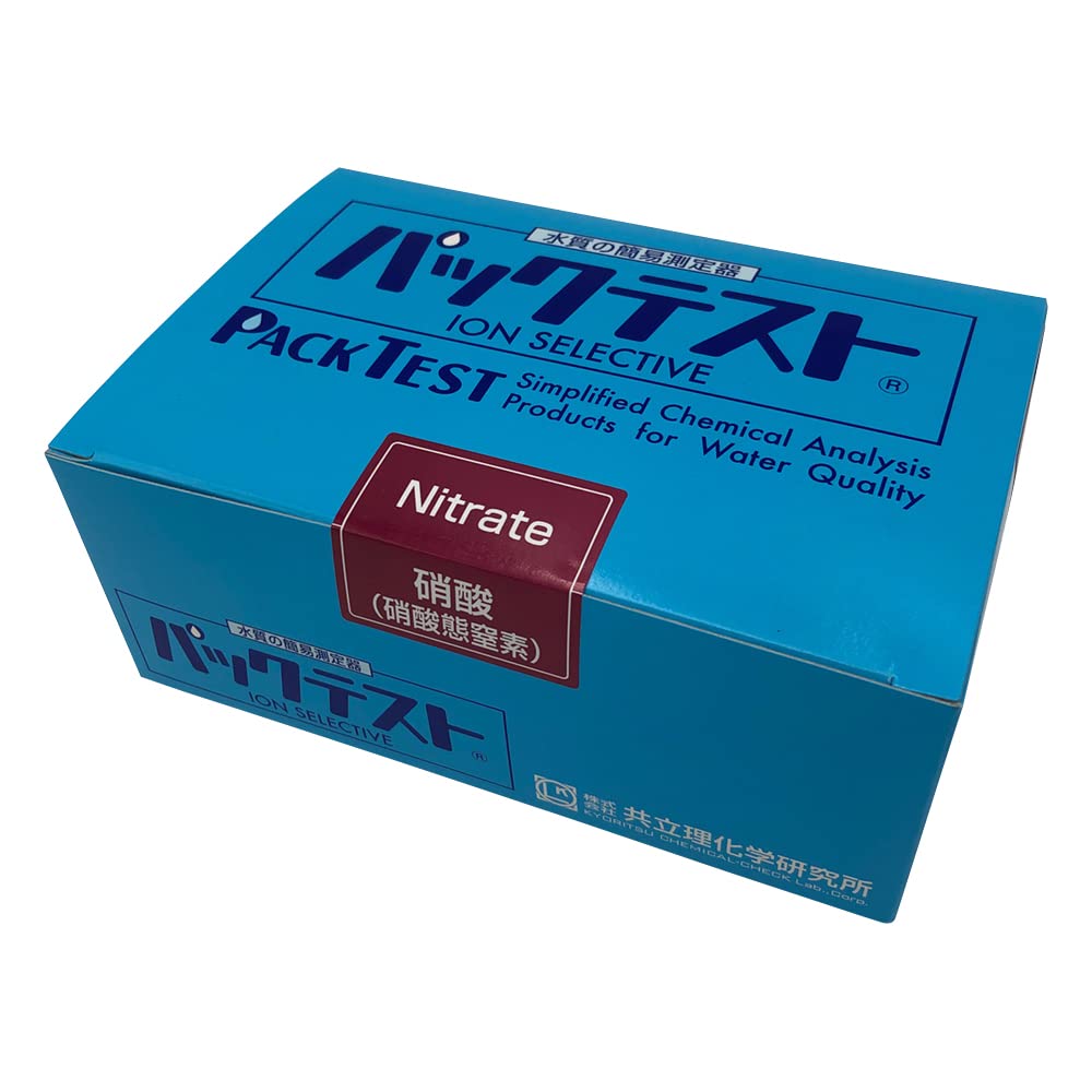 パックテスト・・(簡易水質検査器具)硝酸・硝酸態窒素 WAK-NO3 ホワイト
