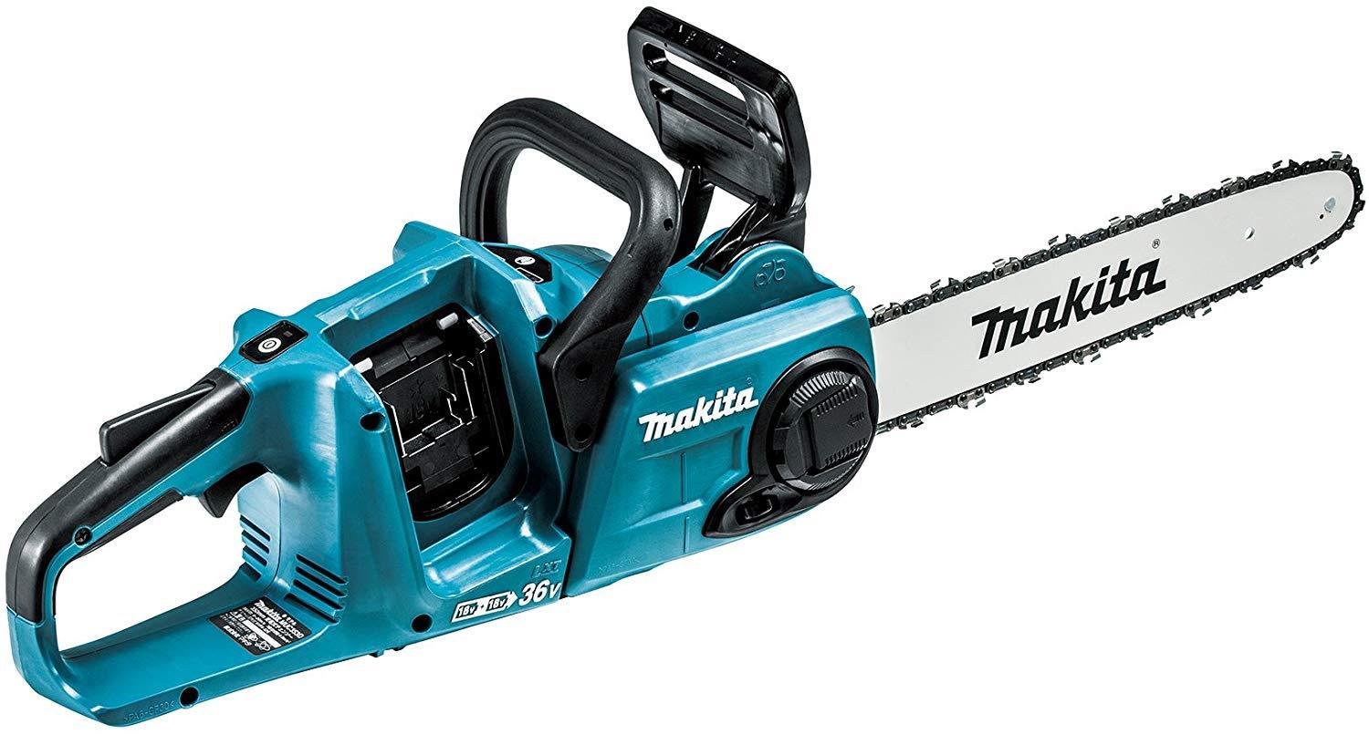 マキタ 充電式チェンソー ガイドバー350mm 青 18V+18V バッテリ充電器別売 MUC353DZ