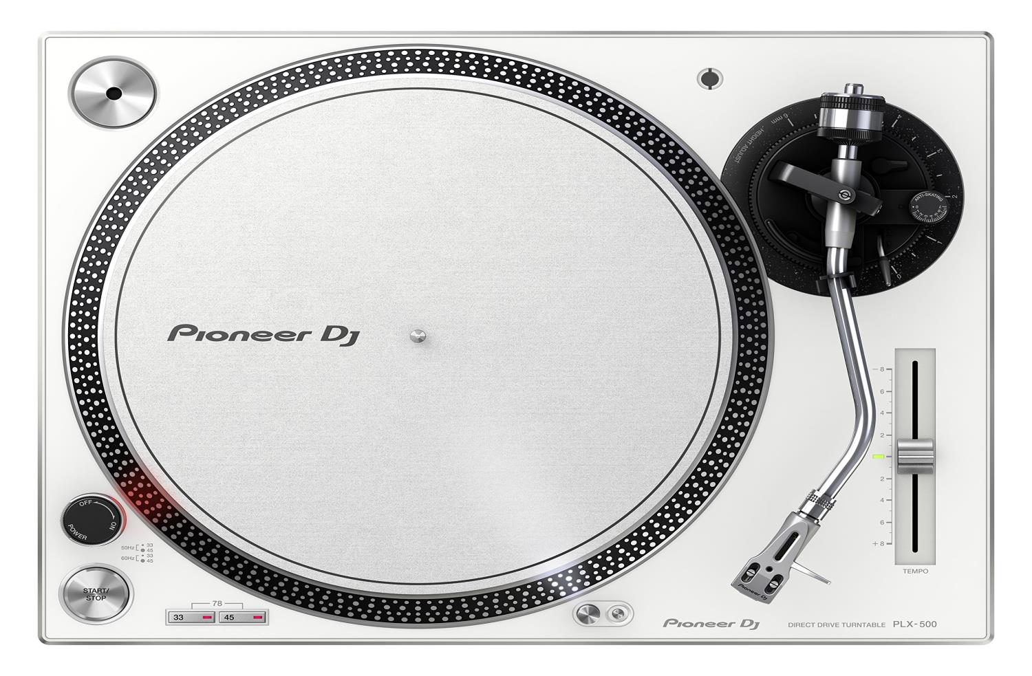 Pioneer DJ ダイレクトドライブターンテーブル PLX-500-W