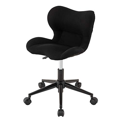 Salli 姿勢矯正チェア 黒 スリム luster-online_comfy-bk02