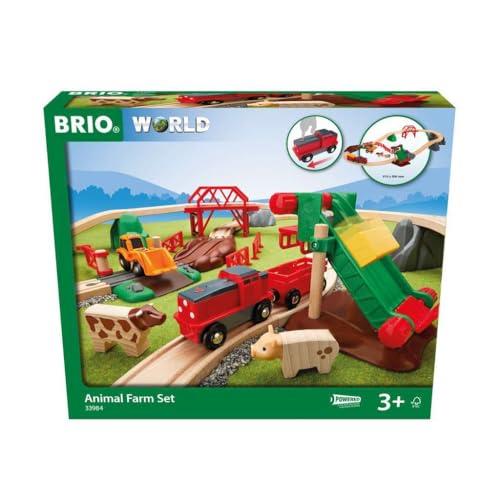 BRIO（ブリオ）WORLD アニマルファームセット [木製軌跡 手あそび] 33984