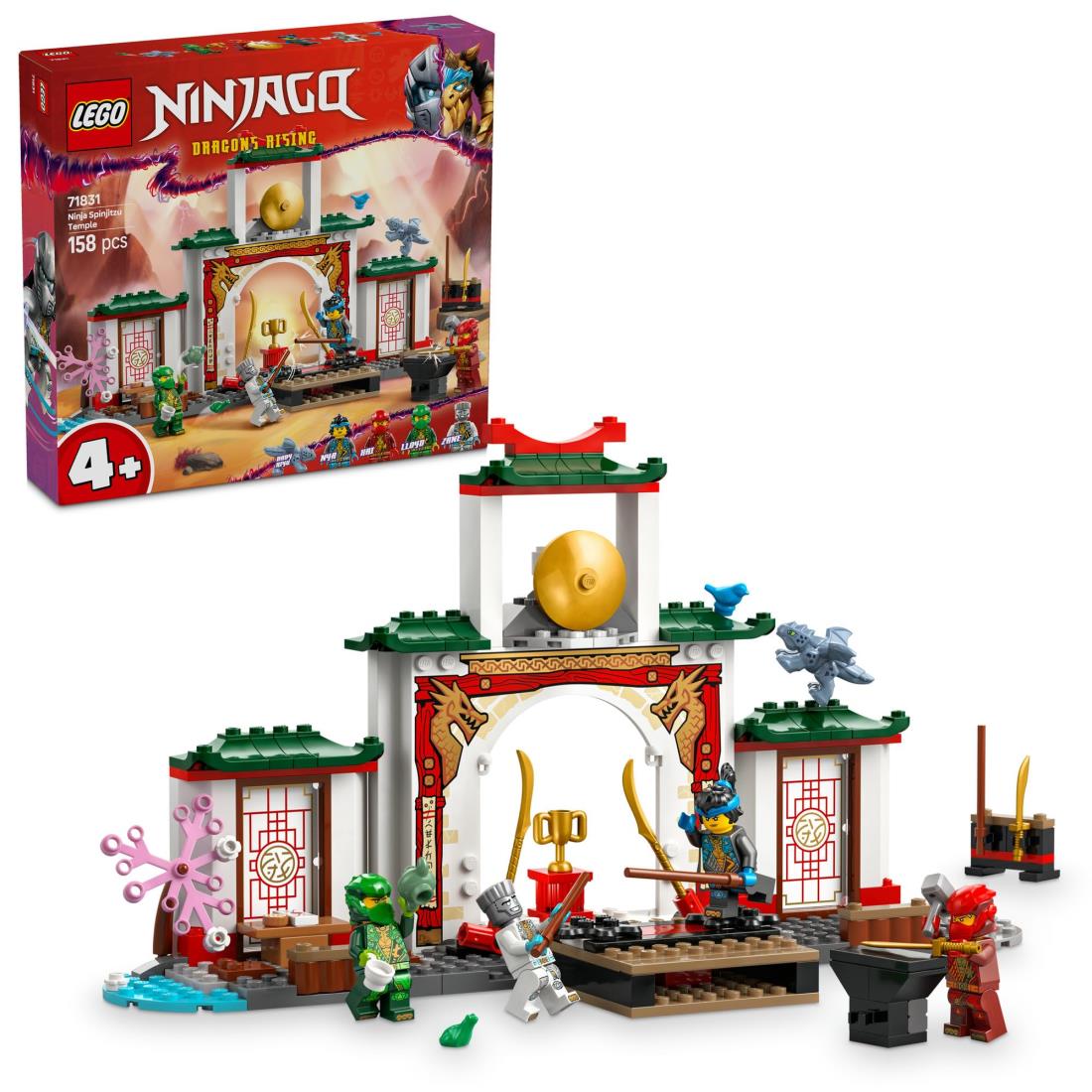 レゴ(LEGO) ニンジャゴー ニンジャ・スピン術道場 手あそび 手あそび 生まれ落ちる日 差し上げ物 立ちはだかる 知育御坊っちゃん うしろ帯 赤ちゃん 4歳 5歳 6歳 立ちはだかる 自動人形 71831
