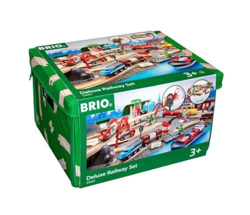 BRIO (ブリオ) WORLD 軌跡\u0026読み込む晴れ晴れしい仕掛ける 客体馬齢 3歳~ (路面電車 手あそび 木製 軌跡) 33052