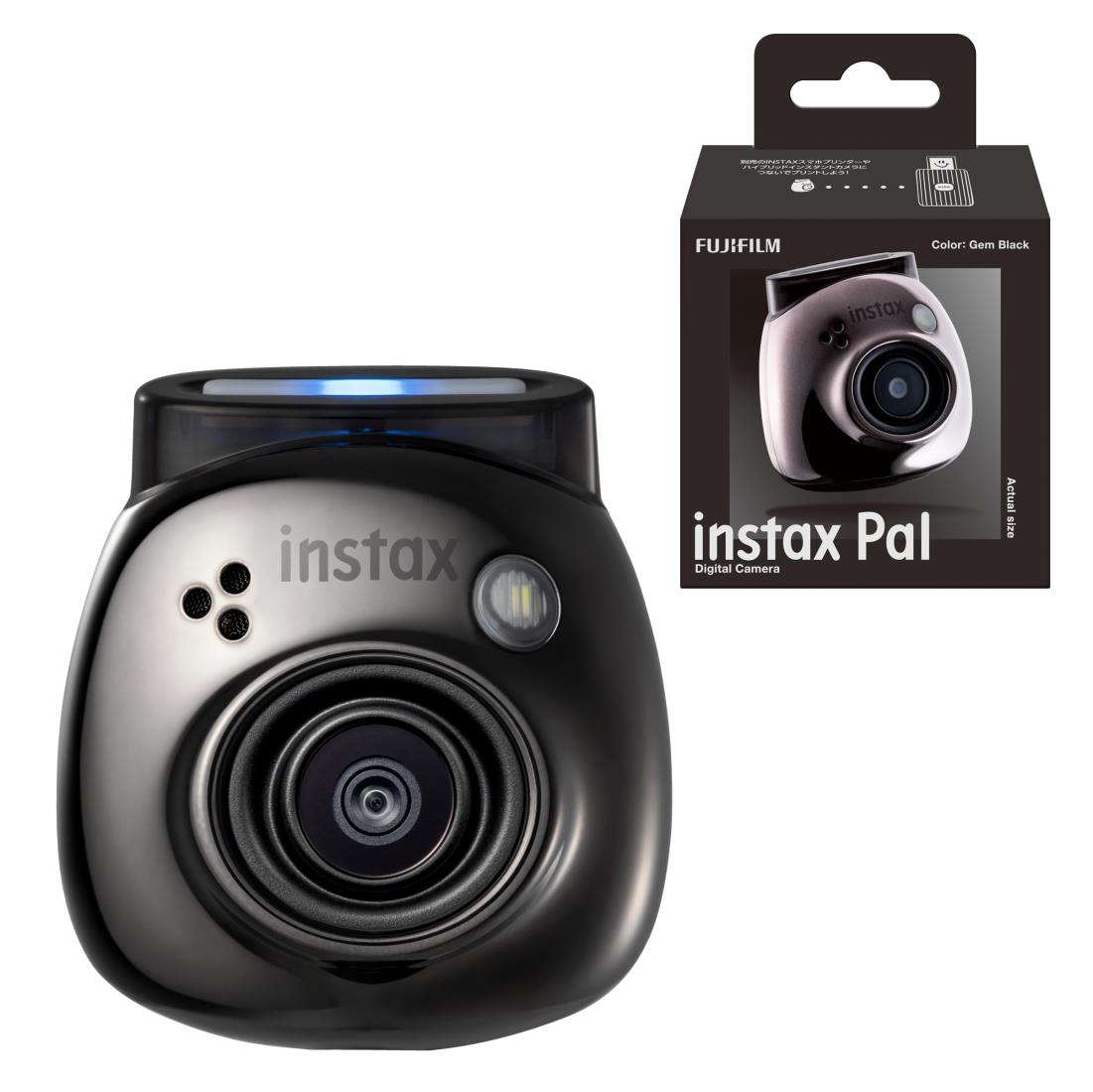 富士フイルム(FUJIFILM) 手のうち大いさ写真機 チェキ INSTAX Pal ジェムブラック 広角水晶体 マルチ初期化 INS PAL BLACK 家電-その他
