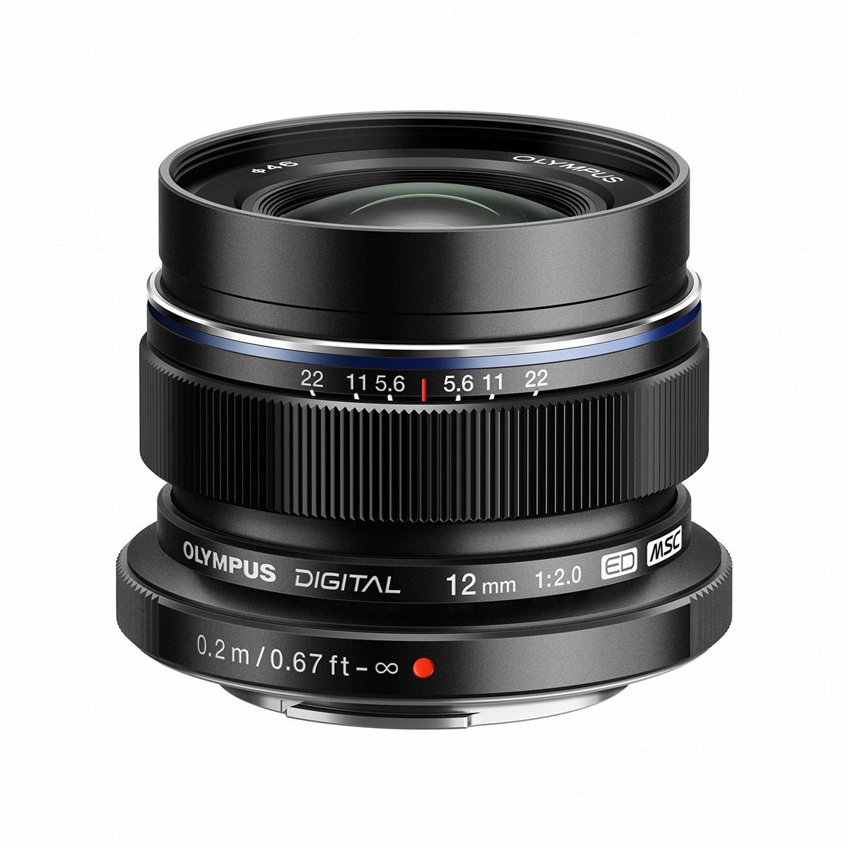 OLYMPUS 単焦点レンズ M.ZUIKO DIGITAL ED 12mm F2.0 ブラック ED 12mm F2.0 BLK