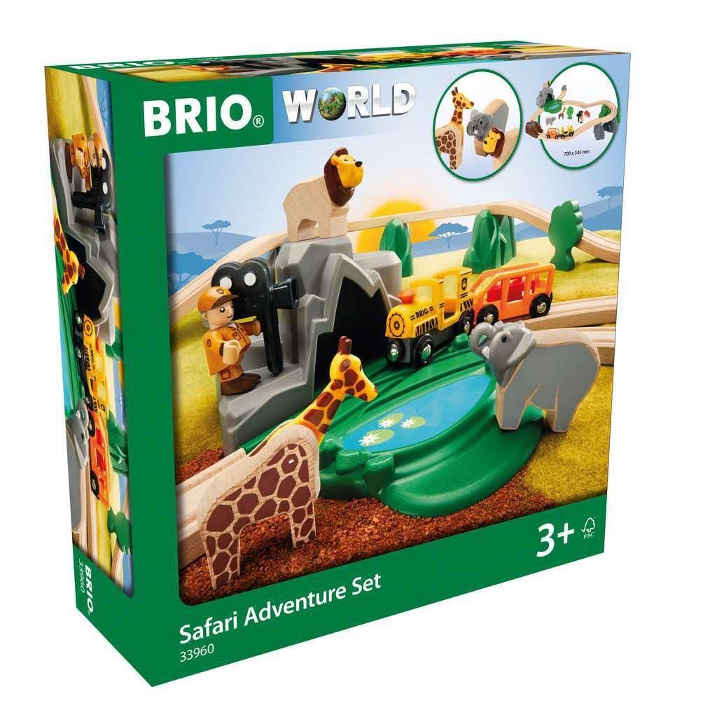 BRIO (ブリオ) WORLD サファリアドベンチャーセット[木製レール おもちゃ]33960