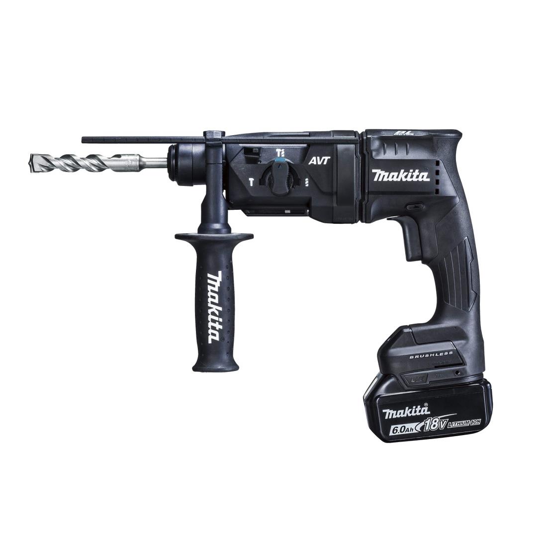 マキタ 申し受ける式ハンマドリル18V 18粍/ハツリ可 SDS+ バッテリ・申し受ける器付 黒 HR182DRGXB
