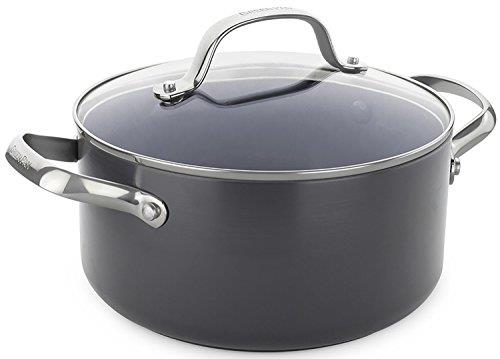 グリーンパン GREENPAN 両手鍋 キャセロール 20cm IH ガス 食洗機 対応 有害物質不使用 PFASフリー セラミックコーティング 【ヴェニスプロ】 こびりつきにくい 汚れが落としやすい キズや衝撃に強い CC000655-001
