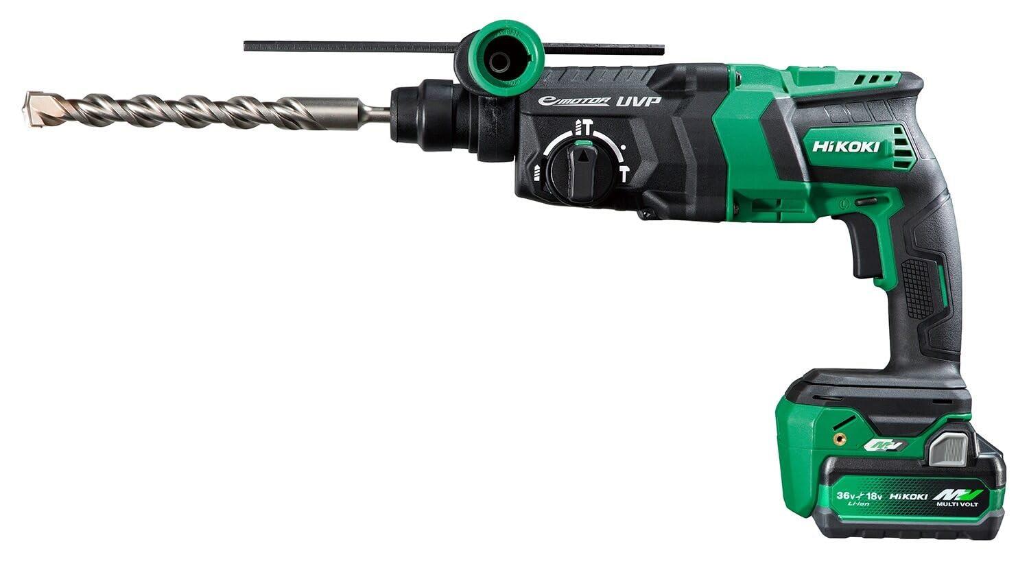 HiKOKI(ハイコーキ) 36V 充電式 ロータリハンマドリル SDSプラスシャンク コンクリート28mm 新型蓄電池2個・充電器・ケース付 DH36DPE(2XPZ) 46,568円