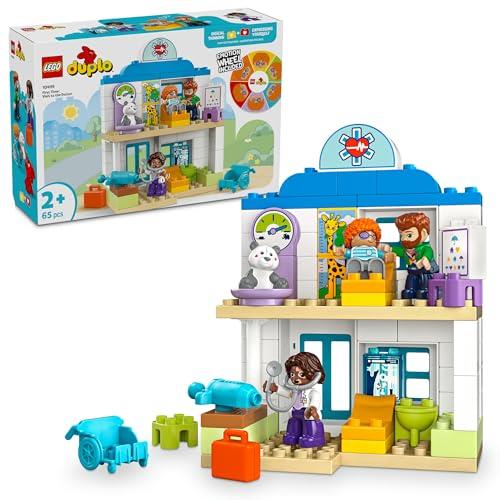 レゴ(LEGO) デュプロ デュプロのまち はじめてのおいしゃさん 手あそび 手あそび 生まれ落ちる日 差し上げ物 立ちはだかる 知育御坊っちゃん うしろ帯 赤ちゃん 1歳半 2歳 4歳 赤ちゃん ごっこ命のせんたく おままごと 10449