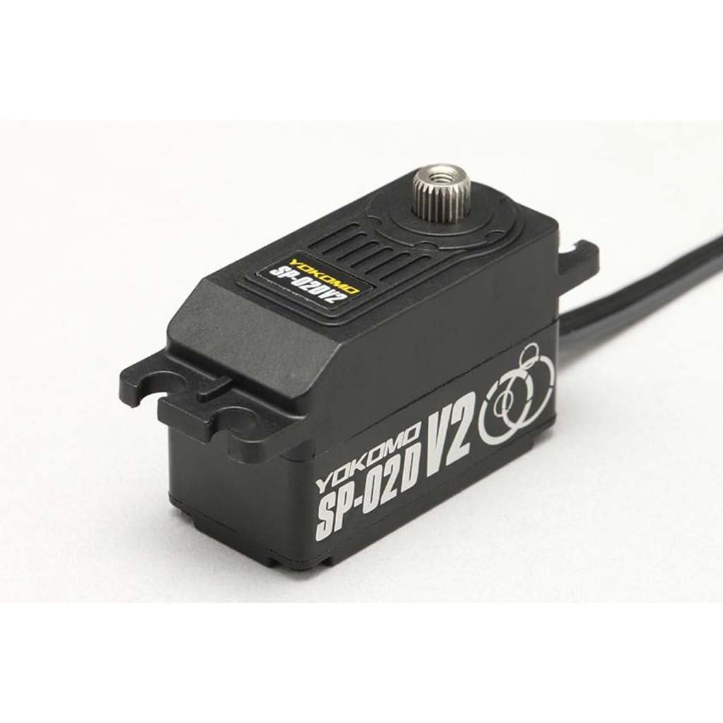 ヨコモ ドリフト用プログラマブル ステアリングサーボ SP-02D 変わり種2(黒いこと) 品番SP-02DV2A