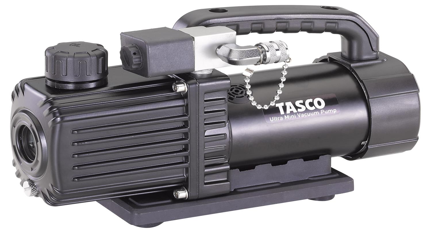 イチネンTASCO オイル逆流防止弁付ウルトラミニツーステージ真空ポンプ TA150SW|kai-shop 店