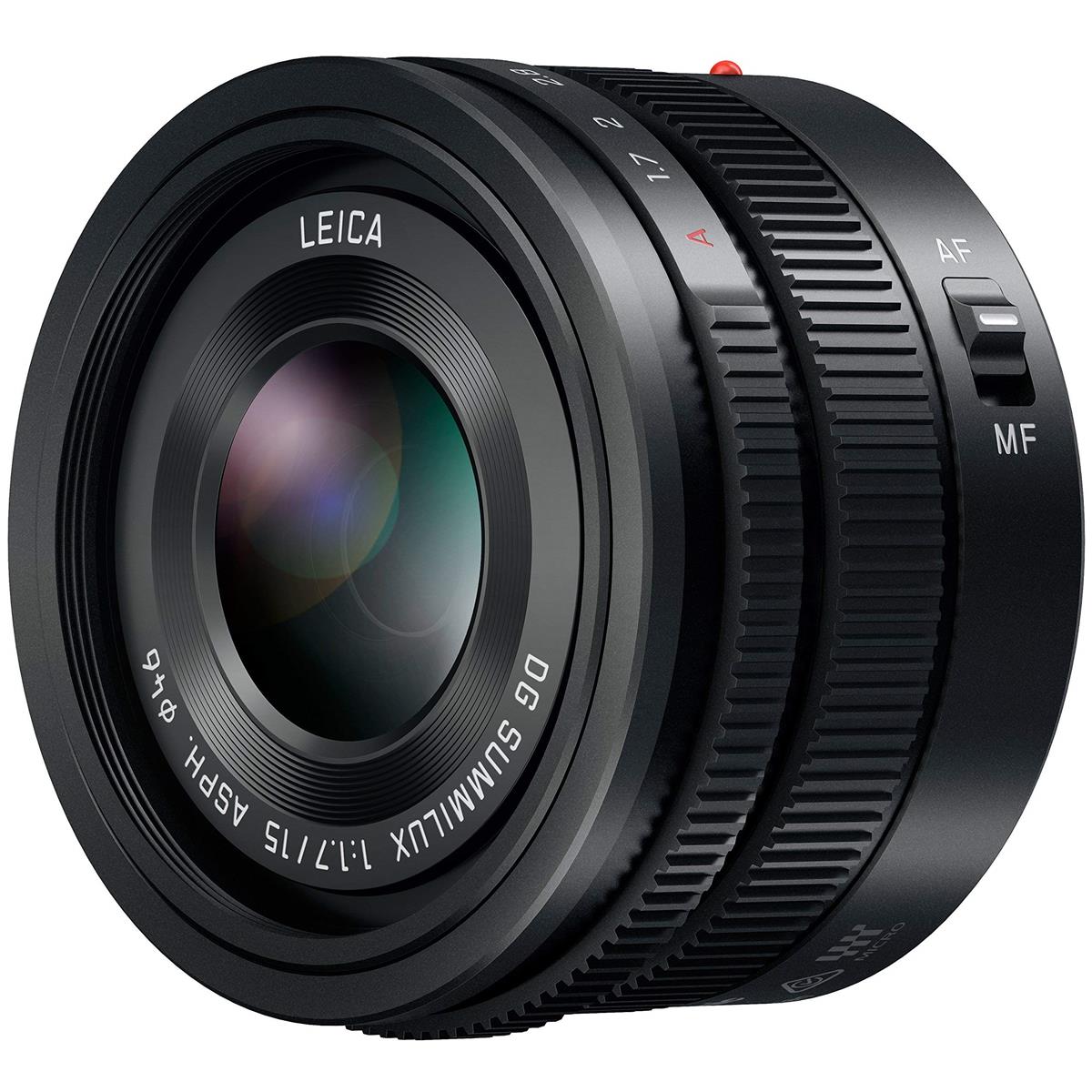 パナソニック(Panasonic) 単焦点 広角レンズ マイクロフォーサーズ用 ライカ DG SUMMILUX 15mm/F1.7 ASPH. ブラック H-X015-K