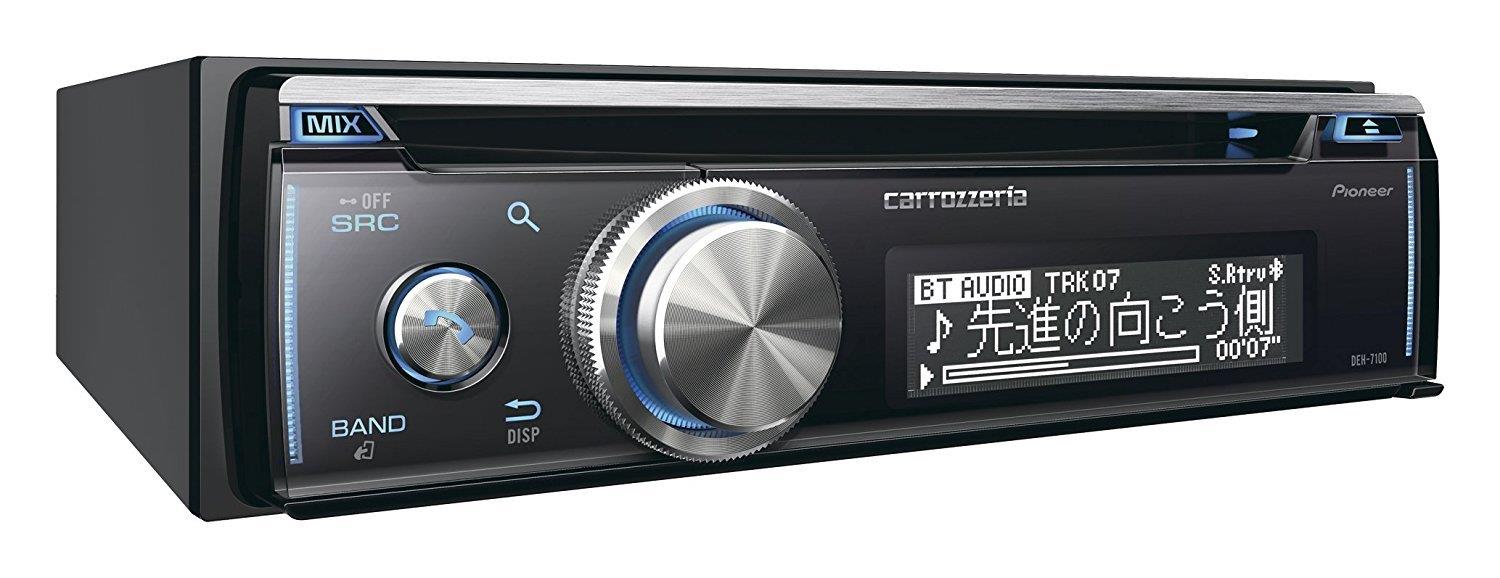 Pioneer パイオニア オーディオ DEH-7100 1D CD Bluetooth USB iPod iPhone AUX DSP カロッツェリア|kai-shop 店