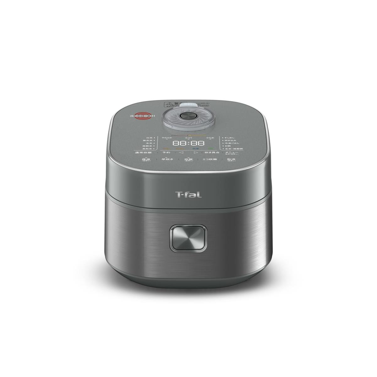 ティファール 炊飯器 5.5合 遠赤外線 高火力IH お米の芯まで一気に直火炊き 粒立ち ハリ 甘み 冷凍ごはんモード 長粒米対応 「ザ・ライス遠赤外線IH炊飯器」 メタリック RK882CJ0 19,007円