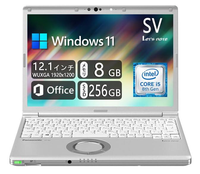 【扶養済み品】 Panasonic Let`s note CF-SV7 ■ 軽さ化12.1型WUXGA(1920×1200) - 第8時人Intel Core i5 中央処理装置 - 8GB ランダムアクセス記憶装置 - 256GB M.2 SSD - 無線LAN\u0026Bluetooth - Web写真機内蔵 - Type-C - MS Office 2019 - Win11積み上げる (扶養済み品)