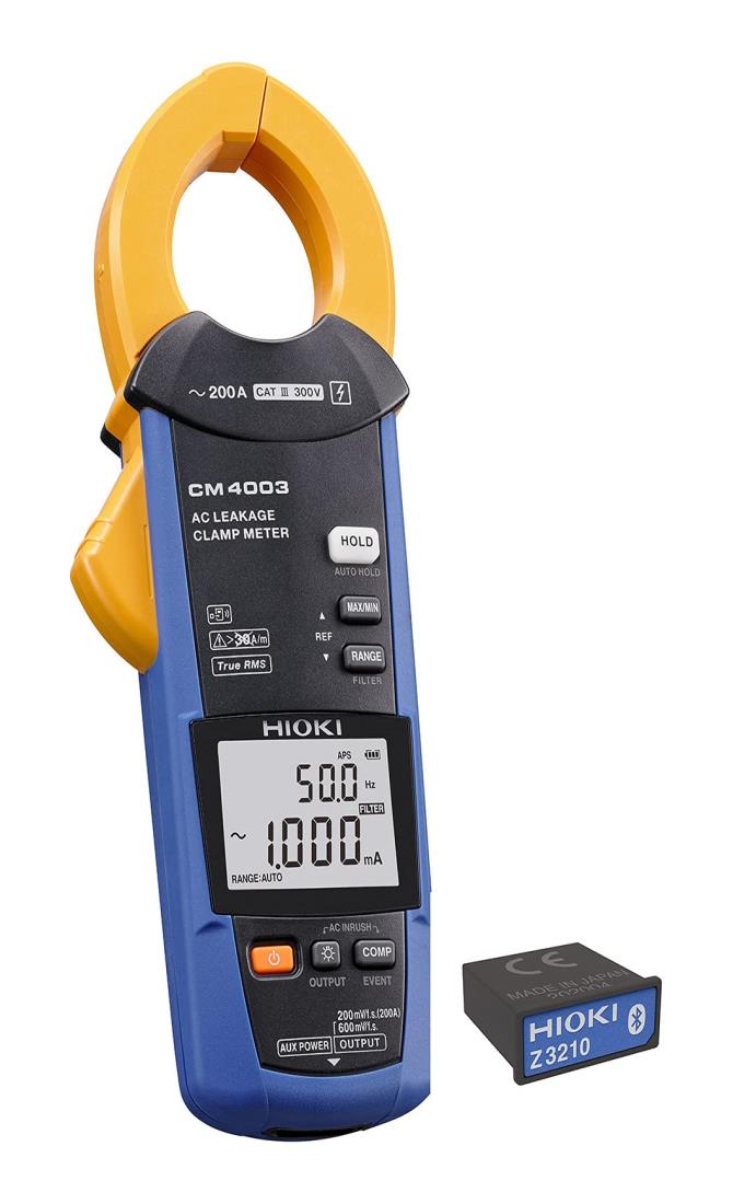 HIOKI (日置電機) ACリーククランプメータ コマーシャル4003-90 無線電話アダプターZ3210 仕掛ける品 Bluetoothメール交換 電流 西洋葱 手抜かり 価値付ける 遣り取り AC 0.06mA ～ 短絡 詮索 外の方最終生産物
