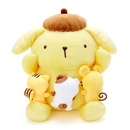 ポムポムプリン　むにゅぐるみ　マスコット　ぬいぐるみ　サンリオ　チームプリン いろんな衣装を着たポムポムプリンがかわいい♡ポムポムプリン