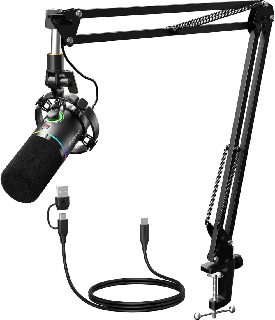 maono ゲーミングダイナミックマイク、アームセット Amazon.co.jp: MAONO USBマイク XLRマイク ダイナミックマイク