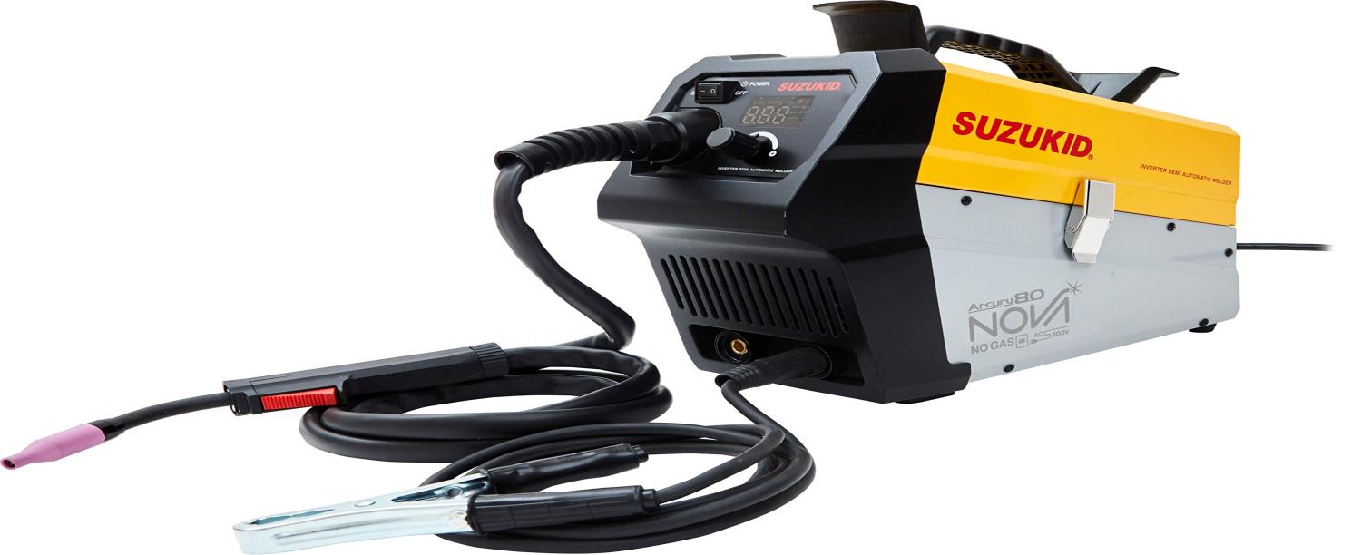 SUZUKID 半自動溶接機 アーキュリー80NOVA インバータ ノンガス 100V専用 SAYI-80N|kai-shop 店