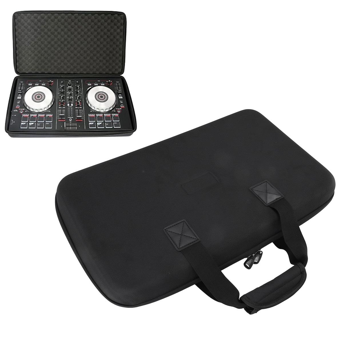 DDJ-FLX4用のDJコントローラーバッグ、パッド入りのキャリングバッグ、アンチスクラッチEVA、ショック吸収ライニング、DDJ-400 DDJ-SB2 DDJ-SB3 or DDJ-RB またはRB 2チャンネルコントローラーの旅行ケース (50*30*8cm)