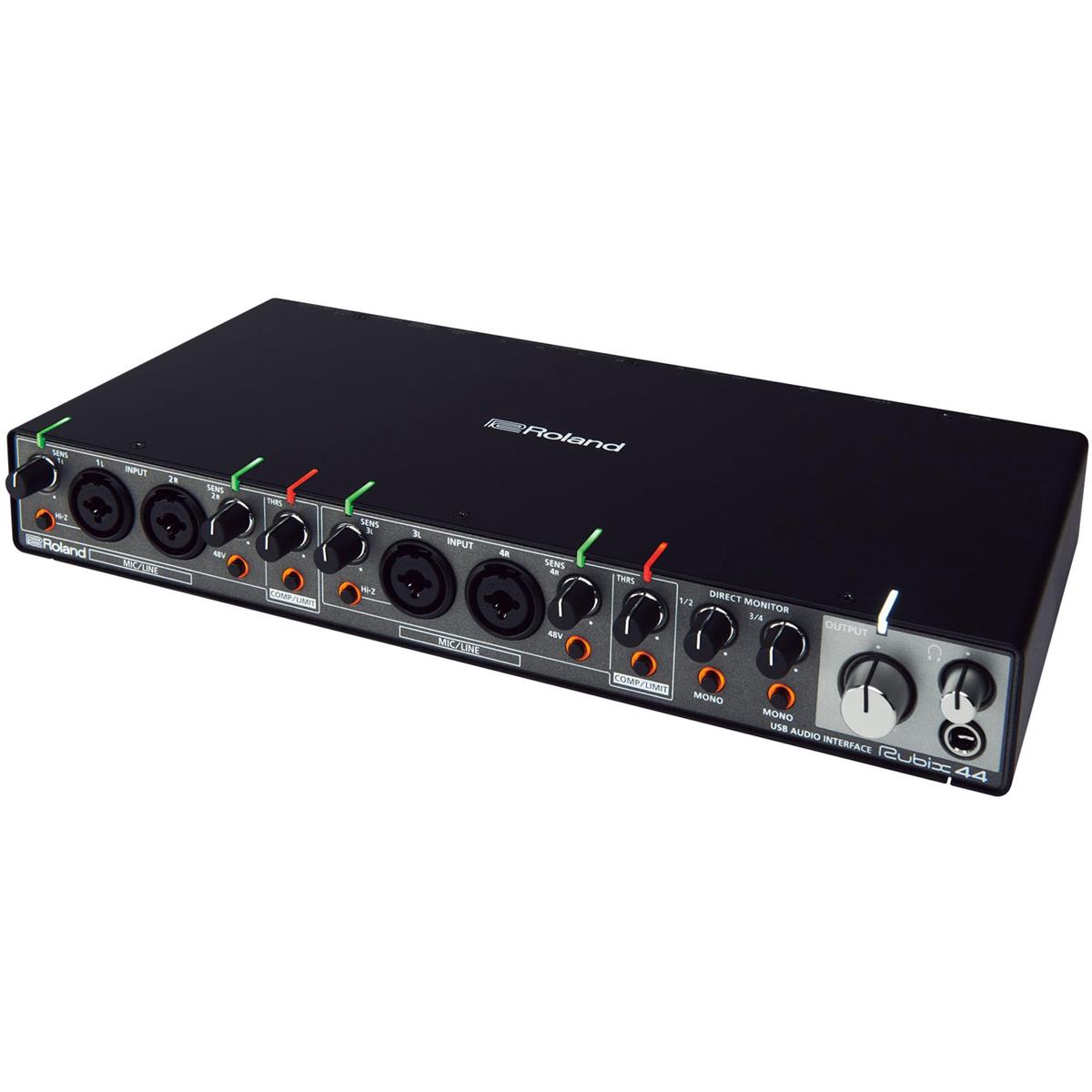 Roland ローランド USBオーディオインターフェイス Rubix44 4in/4out 24bit/192kHz対応 Mac/Windows/iPad対応 配信/録音/DTM/レコーディング ハイレゾサウンド