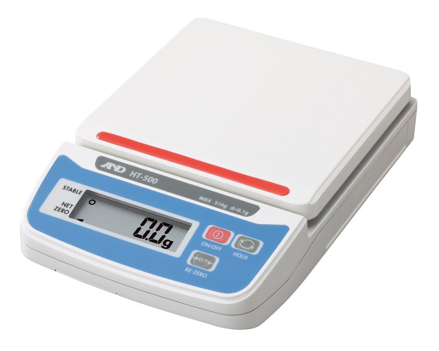 A\u0026D デジタルはかり HT-500 ≪ひょう量:510g 最低限度書きあらわす:0.1g 皿大きさ:132(W)*130(D)粍 試験無≫