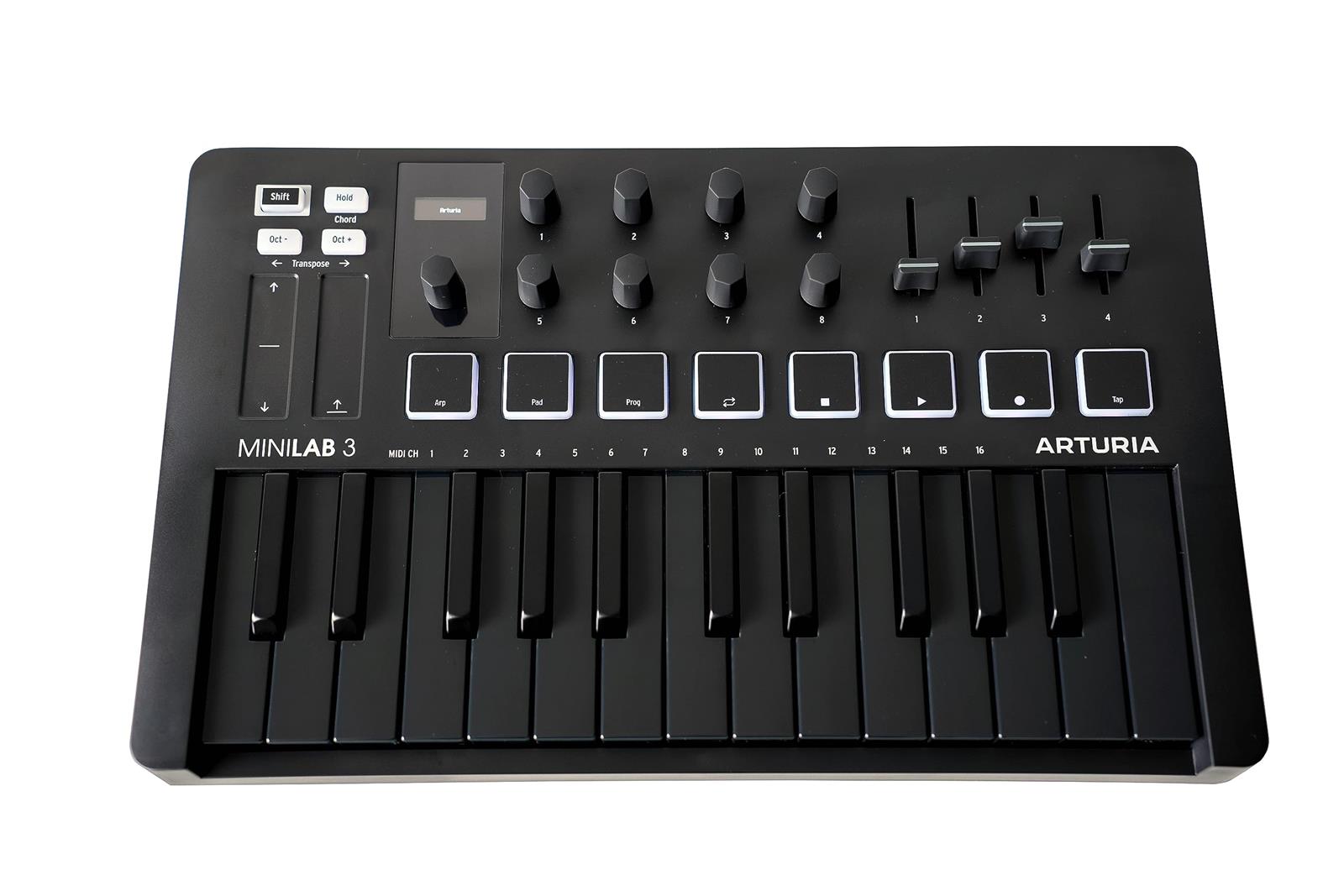 ARTURIA MIDI キーボード コントローラー MiniLab 3 DB ディープ・ブラック