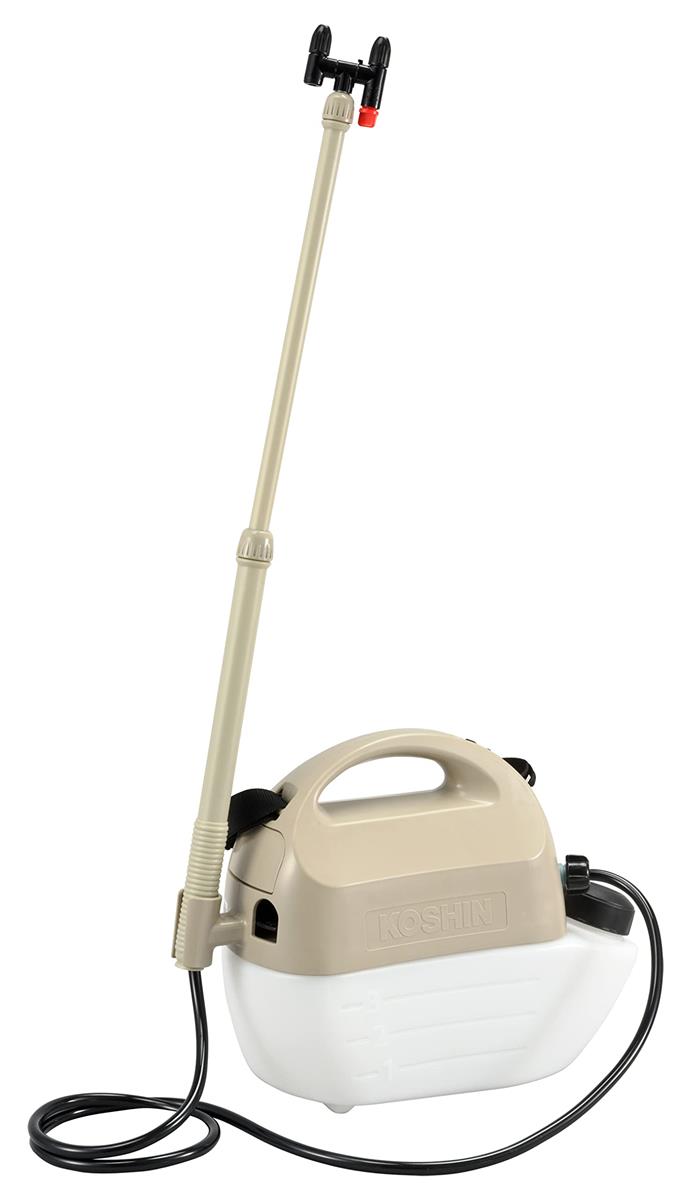 工進(KOSHIN) 乾電池式 噴霧器 GT-3HD 除草 消毒 小型 軽量 3L 肩掛け式 ハイパワー