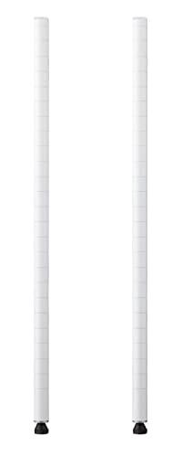 エレクター ベーシックシリーズ ポール 1200mm ホワイト (2本入) B48PW2 ホームエレクター後継品